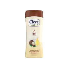 CLERE Hand and Body Lotion Nourishing Tropical Coconut With Glycerine and Vitamin E A 400 ml Pack of 1