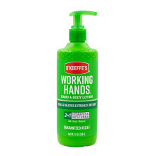 OKeeffes Working Hands Hand and Body Lotion 12oz Pump Pack of 1 Heals and Relieves Extremely Dry Skin
