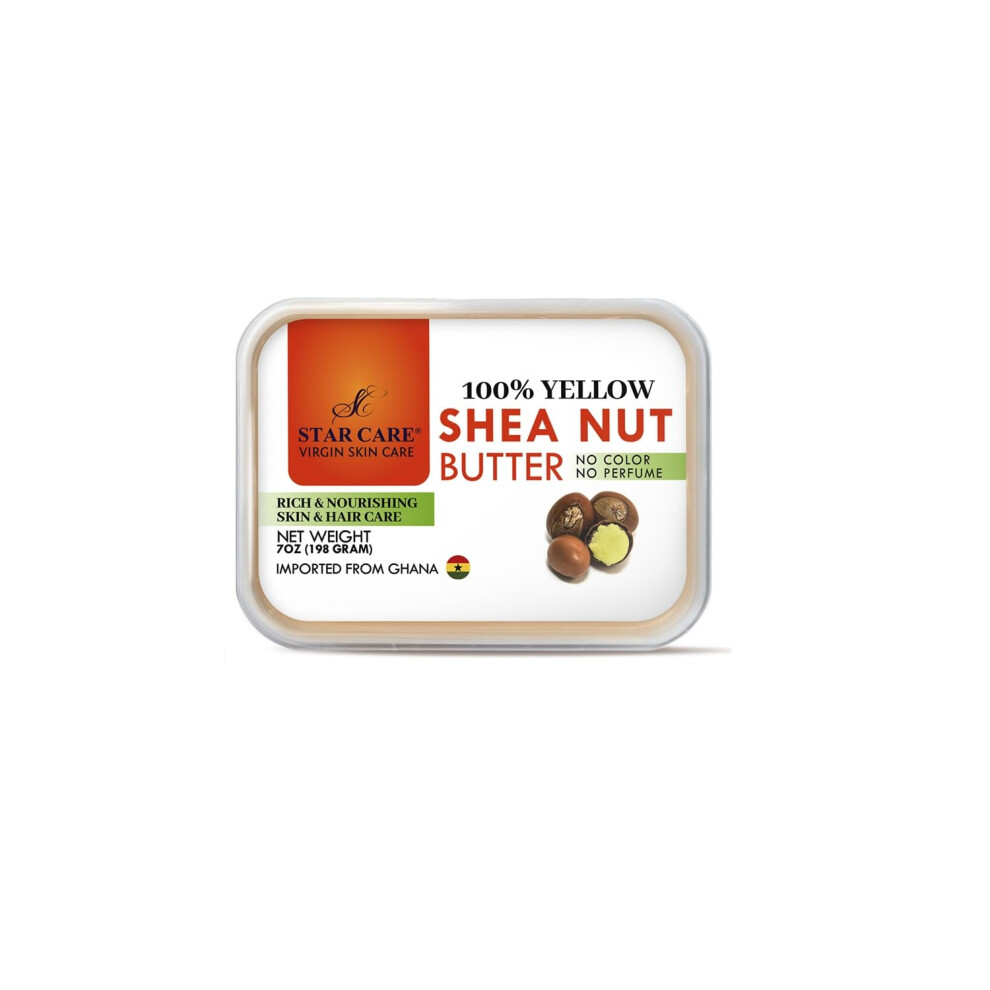 Star Care Yellow Shea Nut Butter Huile [7Oz / 198G]-image