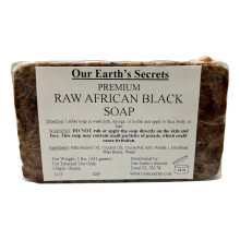 Our Earth's Secrets R? afrikansk sort s?be 1 lb.