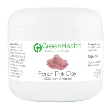 GreenHealth French Pink Clay Powder 85 g - Detoxikacn pletov maska