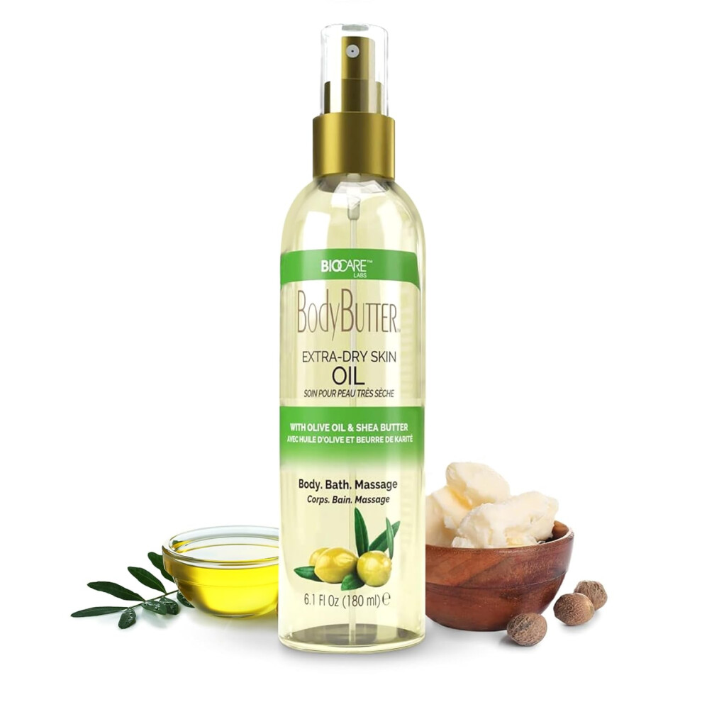 Biocare Skin Renewal Olive Oil Moisturizer For Extra Dry Skin Nourishing Body Oil With Shea Butter Vitamin E Soothes Hydrates 61 Oz