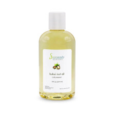 Zeepschoonheid Kukui Notenolie | 100% puur en natuurlijk | Koudgeperst | Hydraterende olie voor het maken van huidhaar en zeep | 8 fl oz
