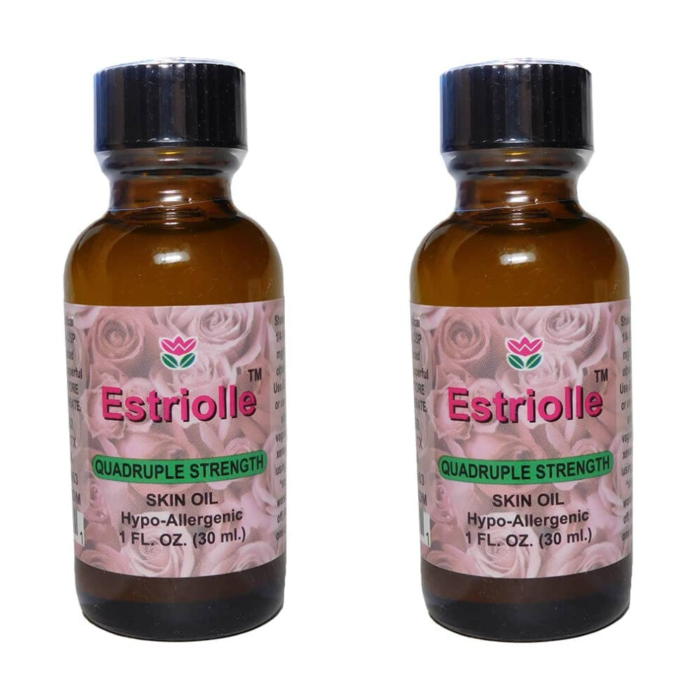 WOMENS THERAPEUTIC INSTITUTE 2 Bottles Estrogen Body Oil Simpler than Estrogen Cream Bioidentical Natural Ultra Pure Up to 6 Months Supply or More