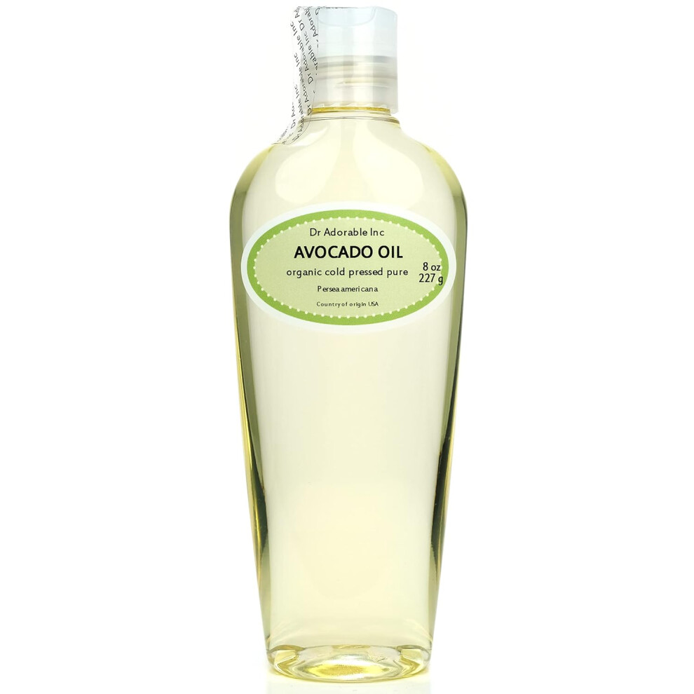 Dr Adorable 8 Oz Avocado Oil 100 Pure Natural Organic Cold Pressed