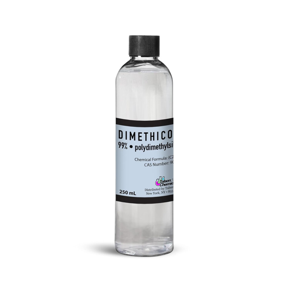 Talsen Chemicali?N Dimethicone Oil Pure 250 Ml 845 Fl Oz Diy Pure Dimethicone Cosmetic Grade Skin Moisturizer And Head Lice Treatment Liquid Silicone Oil For Gun Oil