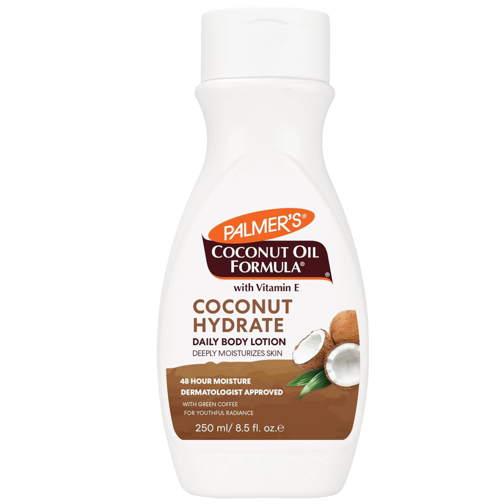 Palmers Coconut Oil Formula Body Lotion for Dry Skin Hand  Body Moisturizer with Green Coffee Extract  Vitamin E Flip Cap Bottle 85 Fl Oz Pack of 1