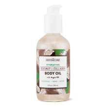 THE SPATHECARY Feuchtigkeitsspendendes Krperl Kokosnuss & Kollagen mit Arganl SCHIMMERENDE, tierversuchsfreie, nhrende Spa-hnliche Behandlung zu