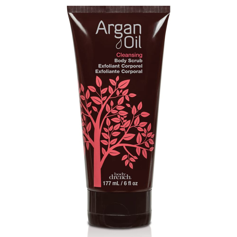 Body Drench Argan Oil Cleansing Body Scrub 6 Fl Oz