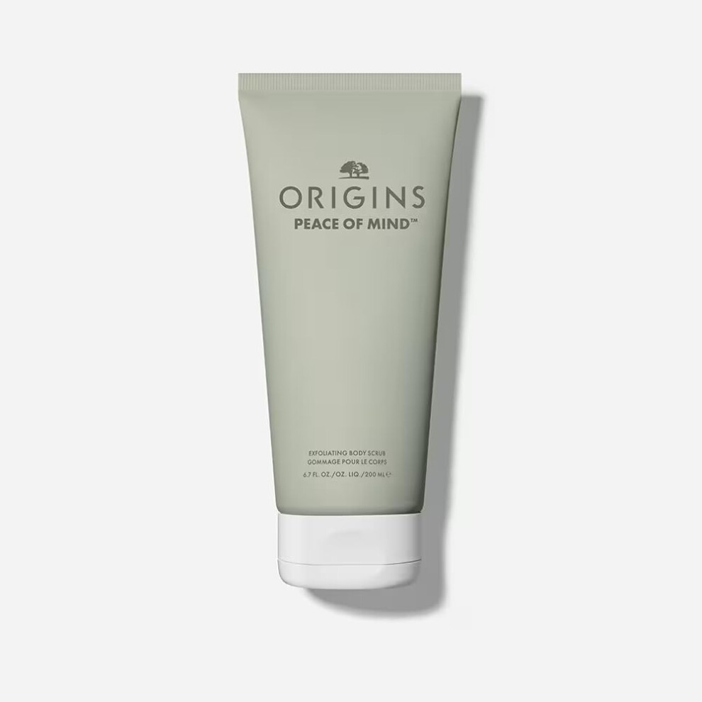 Origins Peace of Mind Exfoliating Body Scrub  Smooths Rough Skin  With Bamboo Peppermint Basil and Eucalyptus Blend 67 Fl Oz