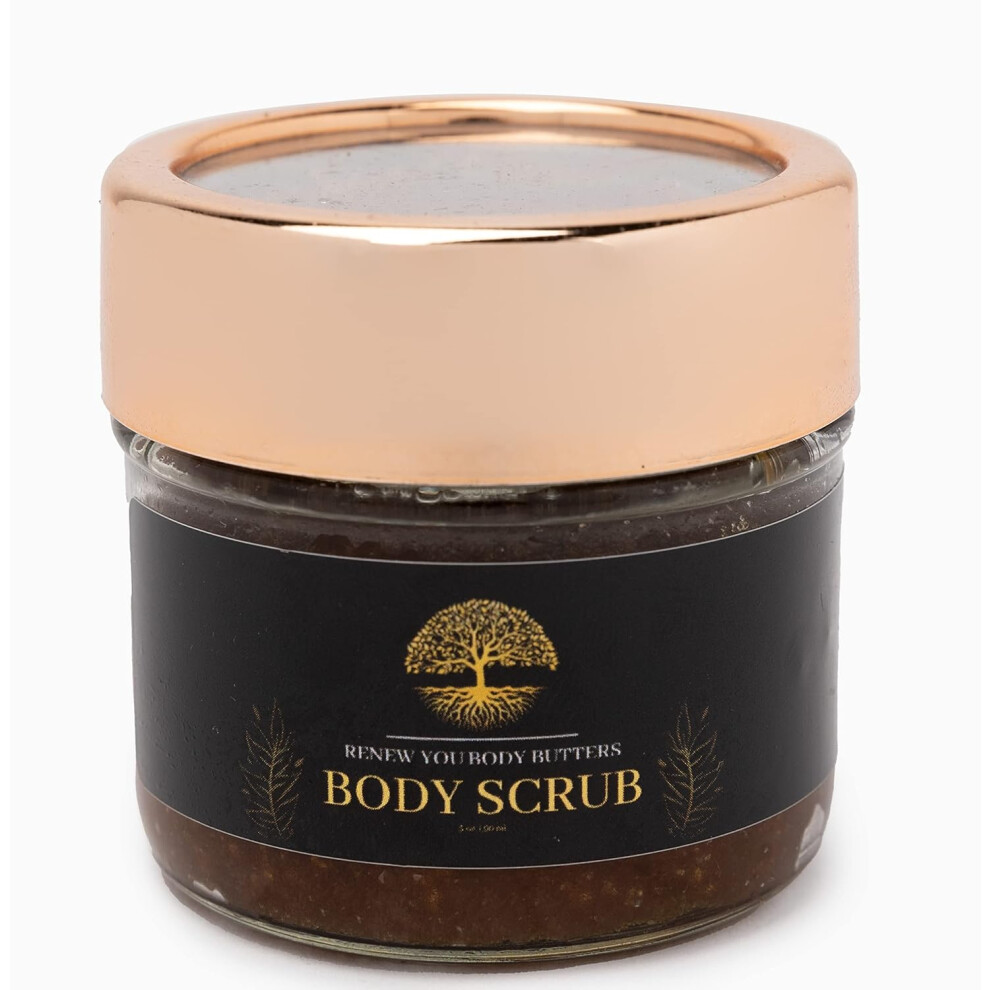 Organic Brown Sugar Body Scrub  Moisturizing and Exfoliating Body Face  Body Sugar Srubs  Moisturize  Rejuvenate Dull Dry and Sensative Skin