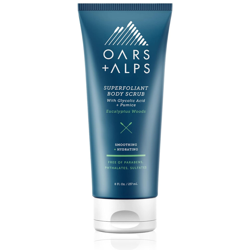 Oars + Alps Oars Alps Superfoliant Body Scrub Dermatologist Tested And Made With Clean Ingredients Contains Niacinamide And Coconut Oil 8 Fl Oz