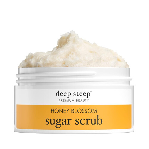 Esfoliante de acar profundo e profundo 8 onas (flor de mel)