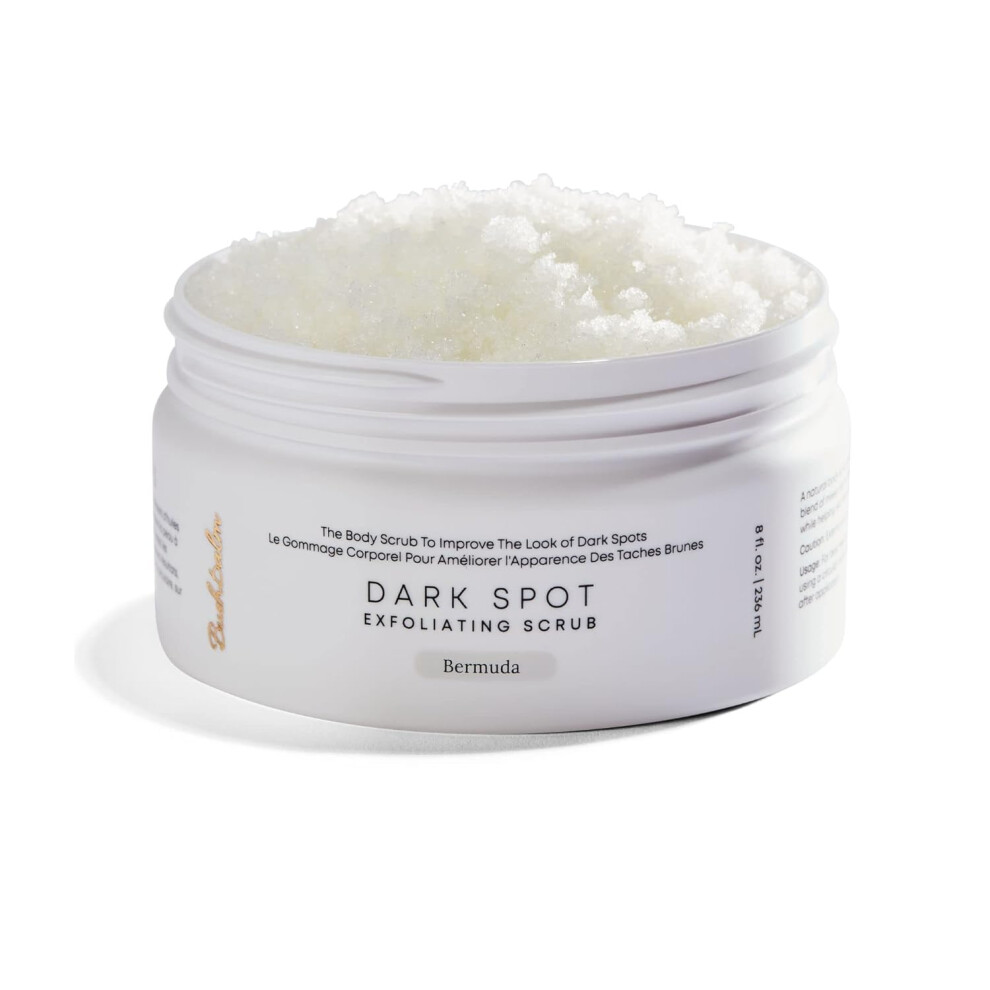 Bushbalm Dark Spot Exfoliating Scrub Natural Body Scrub Exfoliant To Hydrated Soften And Enhance Glow In Skin Bermuda 236 Ml