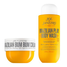 SOL DE JANEIRO Brasilianische Bum-Bum-Creme und brasilianische Play-Feuchtigkeitsduschcreme-Gel-Körperwäsche im Komplettpaket