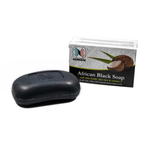 Ninon African Black Soap 5oz -6 pakkaus