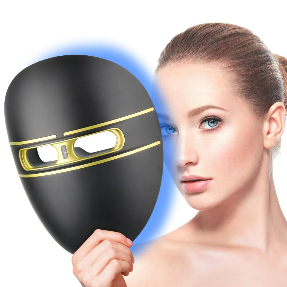 F Fiwene Light/Red/Blue Led Face Mask Therapy Fsa Or Hsa Eligible Wireless Rechargeable Therapy Mask Skincare Device Facial Acne Therapy Mask