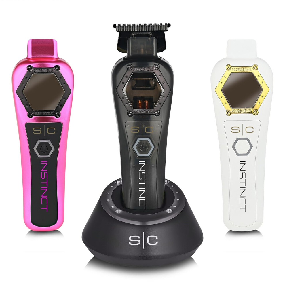 Photos - Hair Clipper Stylecraft Instinct Metal Edition Hair Trimmer Professional Cordless IN2 Vector Motor with Intuitive Torque Control