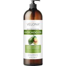 Velona Avocadol 32 Fl Oz | 100 % reines und natrliches Trgerl | Raffiniert kaltgepresst | Haar-, Krper- und Hautpflege | Nutzen Sie es noch heut