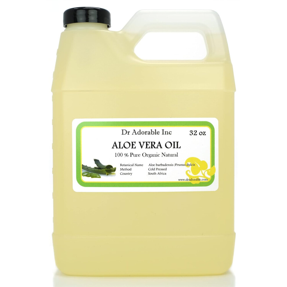 Dr Adorable 32 Oz Aloe Vera Oil 100 Pure Natural Organic