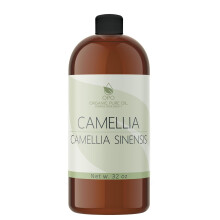 Japanse Camellia Zaadolie - Pure Biologische Koudgeperste Ongeraffineerde Extra Maagdelijke 32 OZ Huid Perfect voor Lichaamshaar Gezicht Nagels door