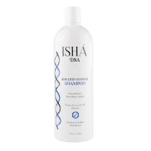 ISHA DNA Keratin Treatment System Shampoo - Sulfaat- en parabenenvrij - Voor met keratine behandelde en alle haartypes - Doordrenkt met kokosolie (32