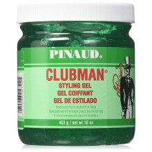 Ed Pinaudin Clubman Styling Gel -muotoilugeeli miehille 16 unssin 2 kappaleen pakkaus