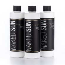 Naked Sun Honey Glow Spray Tan Trio Bundle (3 Items): Donker Brons, Violet en Snelle Express Mist
