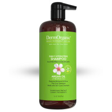 DermOrganic Argan Oil Daglig Hydrerande Hårvård - Sulfatfri & Färgskyddad - SCHAMPOO 33,8 oz