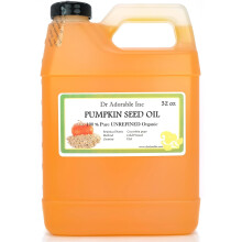 Dr Adorable - 32 uncje - Olej z pestek dyni nierafinowany - Virgin 100% Pure Natural Premium Organiczny tloczony na zimno