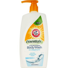 Arm & Hammer Essentials Gel de Baño Ultra Rehidratante, Agua Clara, 32 Onzas