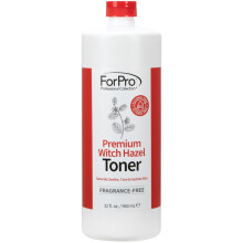 ForPro Premium Hamamelis-Toner, alkoholfrei, beruhigt die Haut auf natrliche Weise und versorgt sie mit Feuchtigkeit, vegan, parfmfrei, 32 Fl Oz