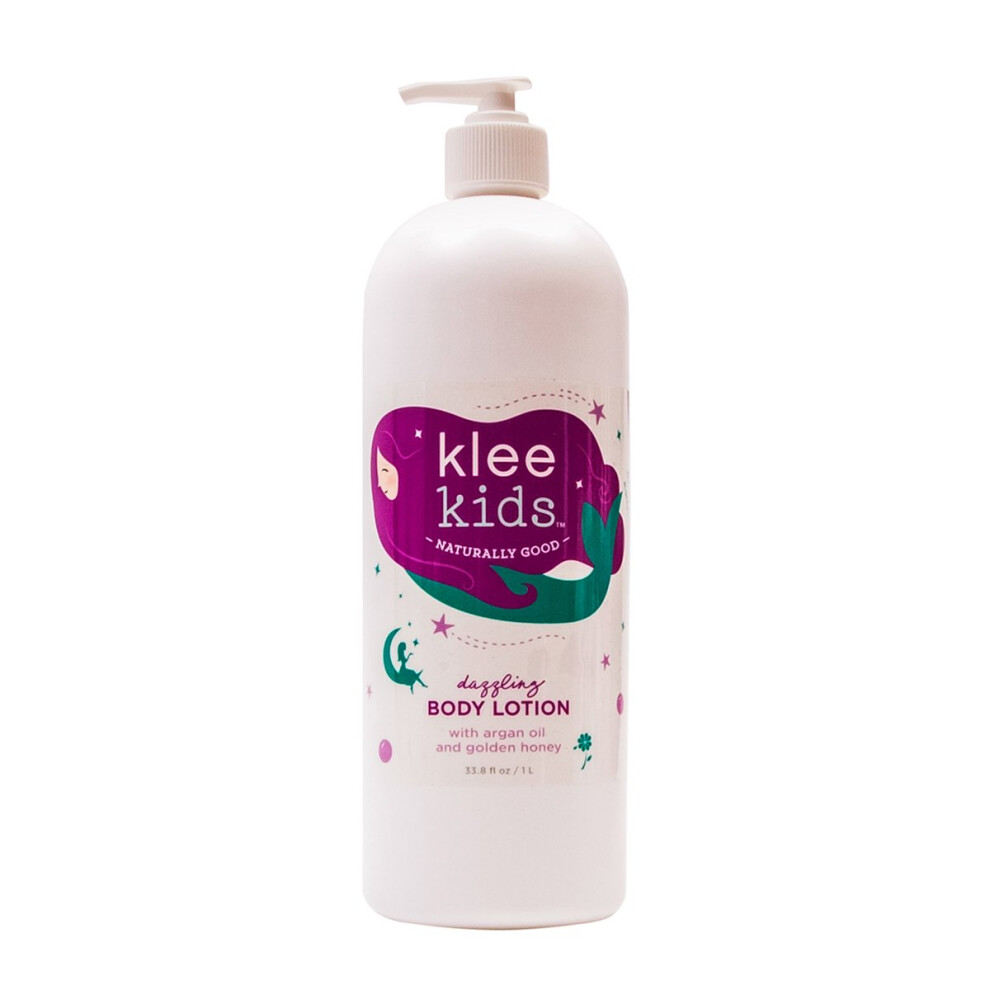 Klee Kids Dazzling Body Lotion With Argan Oil And Honey 32 Ounce Luna Star Naturals