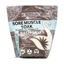 Sali da bagno per il sollievo dalla tensione e dai dolori muscolari, eucalipto, chiodi di garofano e menta piperita, 32 oz