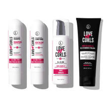 Love Ur Curls Shampoo Conditioner Wavy All In One Styler zur Reparatur, Definition und Hydratisierung des Haars und Irish Sea Moss Gel fr spr