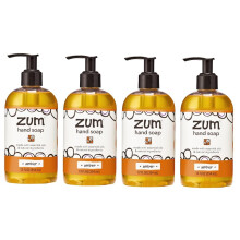 Zum Indigo Wild Handseife - Flüssigseife für Bad & Küche - Amber - 12 oz (4er Pack)