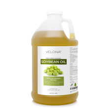 velona Sojaolie - 64 Fl Oz | 100% Pure en Natuurlijke Draagolie | Voor Koken, Bakken, Huid, Haar, Lichaam & Gezicht