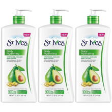 St Ives Daily Hydrating Vitamin E Avocado Body Lotion 21 Ounce Pack of 3