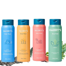 Harrys Mens Body Wash 16 Fl oz Pack of 4 Mens Body Wash and Shower Gel Variety Pack Stone Redwood Fig Spring Scent SulfateFree Body Wash for Men