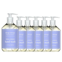 Deep Steep Liquid Hand Wash 17.6oz (6 kpl pakkaus) (tuoretta laventelia)