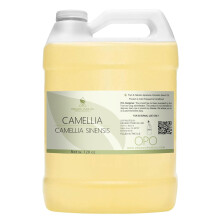 Huile de graines de camélia japonais OPO - Pure pressée à froid, extra vierge non raffinée, 128 oz/1 gallon, soin de la peau, du corps et des che