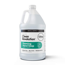 Clean Revolution Vaahtoava Käsisaippua Täyttöpakkaus Käyttövalmis Formula Forest Escape Tuoksu Gluteeniton 128 Fl. Oz