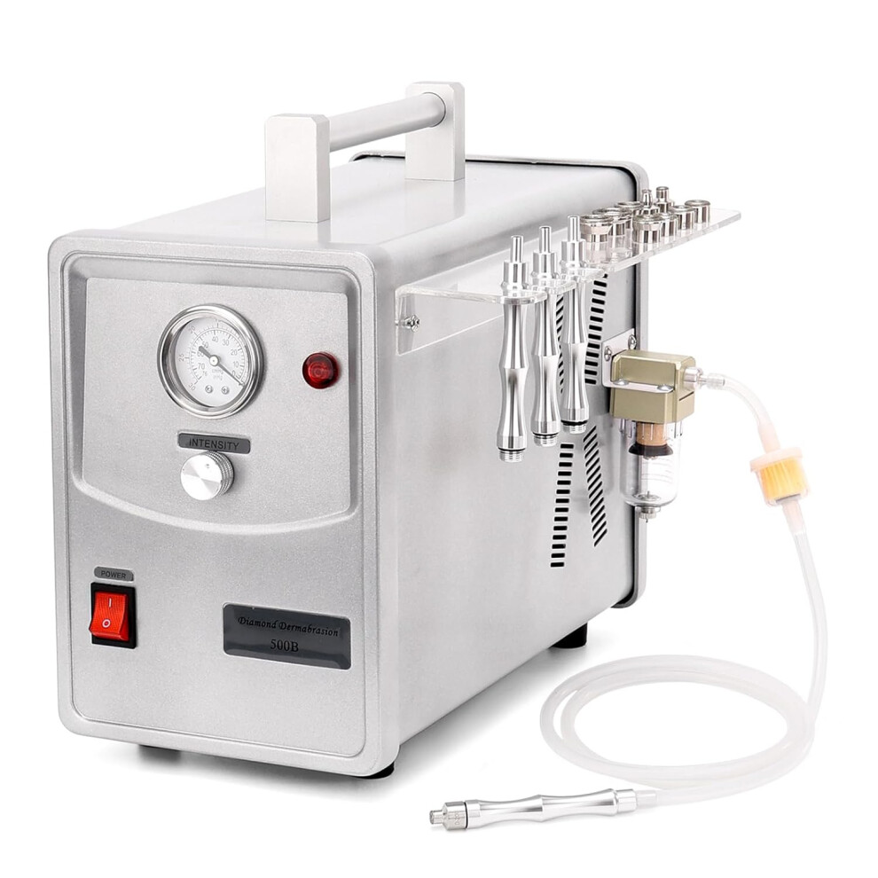 Professional Diamond Dermabrasion Microdermabrasion Machine Facial Skin Care Device Equipment Suction Power 068cmHg w 400 Pcs Cotton filters