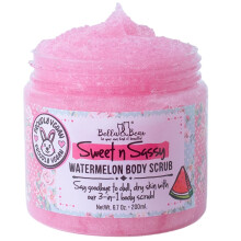Bella & Bear Sweet n Sassy Watermeloen Body Scrub 3-in-1 6,7 Oz Exfolirende Reiniging Hydraterende