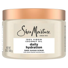 SheaMoisture Cukrowy peeling do ciala Shea do odzywiania i uzupelniania skry Dziewiczy olej kokosowy Codzienny nawilzajacy peeling do ciala z 24