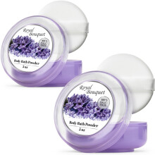 RNEU 2 Pack Body Powder for Women with Powder Puff 100 TalcFree Elegant Royal Bouquet Scented Dusting Powder After Bath for Soft Skin Extra Large 10oz