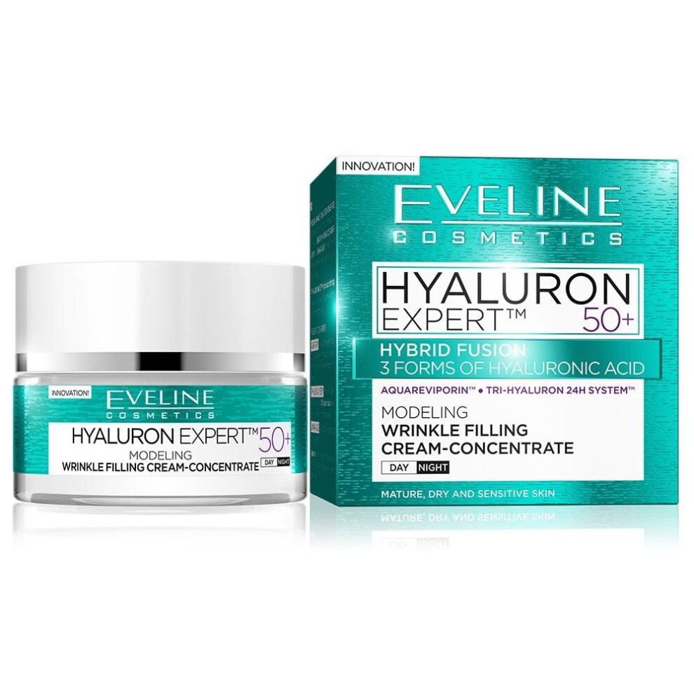 Eveline Cosmetics Cream Hyaluron Expert Wrinkle Filling 50 Ml