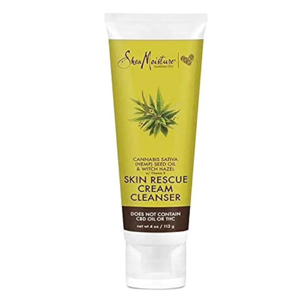 Cannabis Sativa Hemp Seed Oil  Witch Hazel Skin Rescue Cream Cleanser