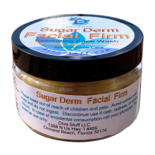 Novo! Sugar Derm Facial Firm All Natural Face Scrub & Cleanser 4 onas Diva Stuff