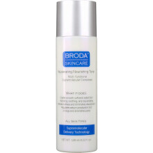 Broda Skincare nuorentava kasvovesi. Ravitseva kosteuttava. Nettopaino: 4,33 unssia (128 millimetri)